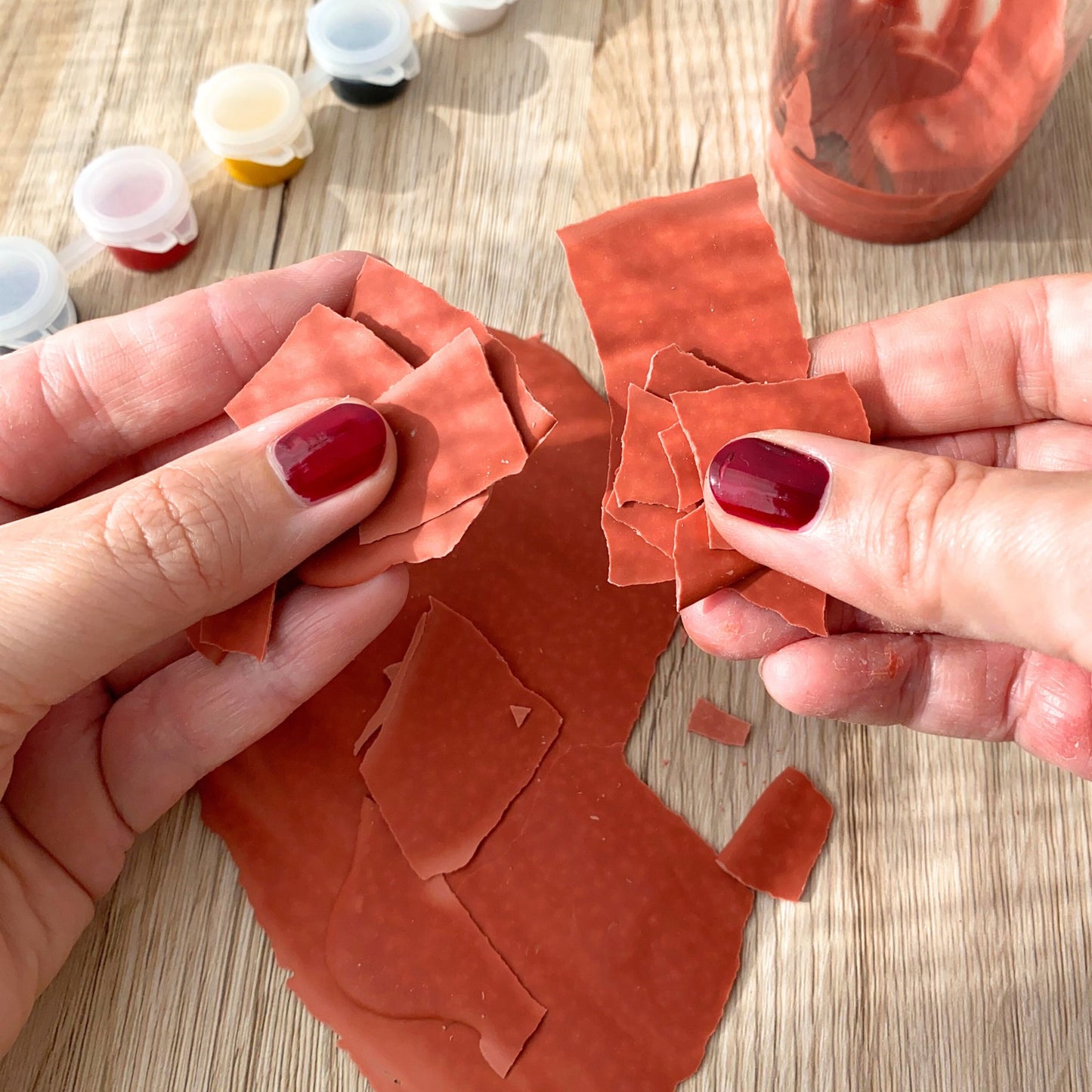 DIY pakket Jesmonite terrazzo schaal