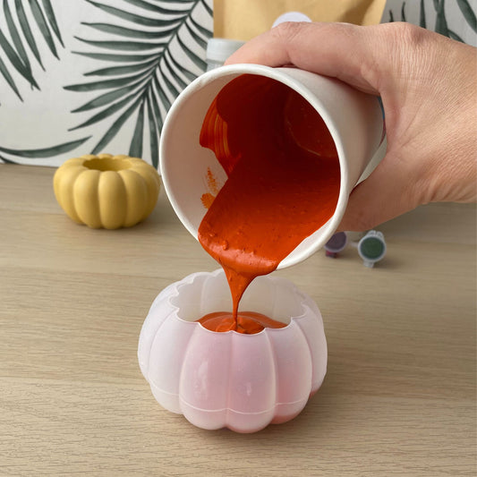 DIY pakket Jesmonite pompoen