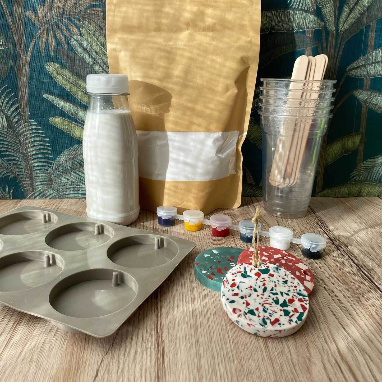 DIY pakket kersthangers