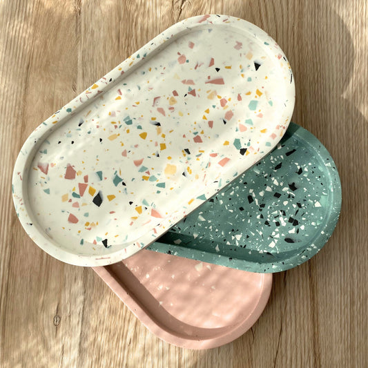 DIY pakket Jesmonite terrazzo schaal