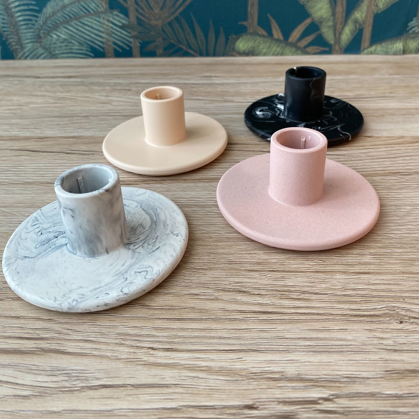 Kandelaar plat - diverse kleuren