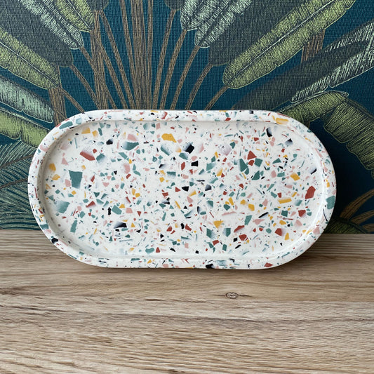 Ovale schaal - Terrazzo Fabrini