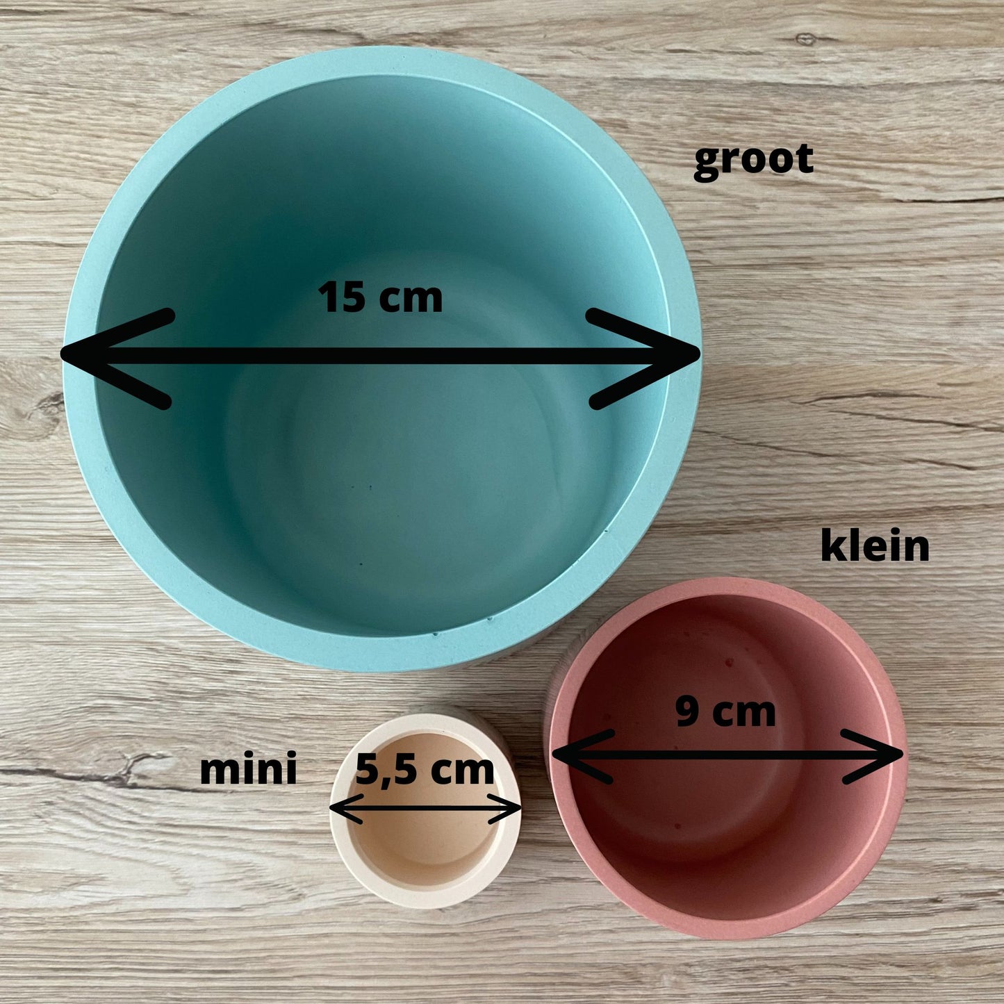 Pot klein - diverse kleuren