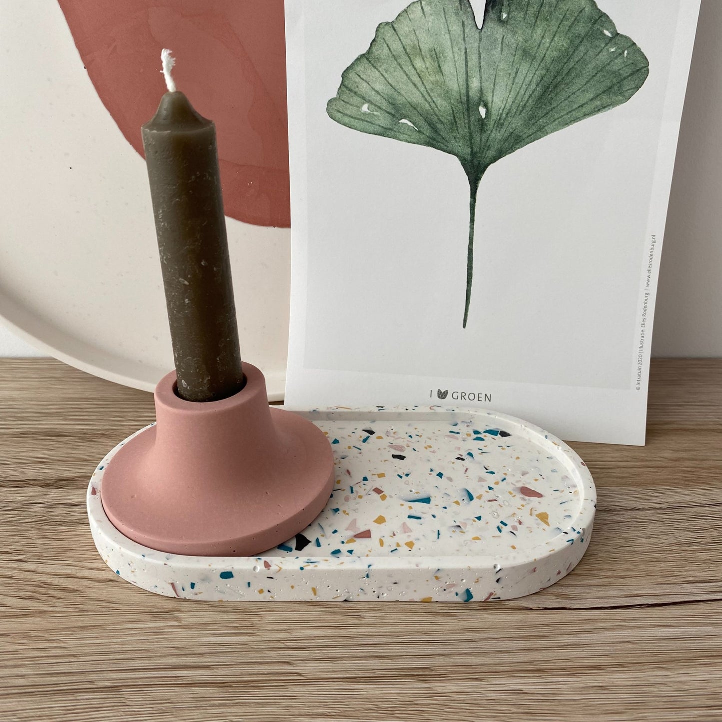 Ovale schaal - Terrazzo Fabrini