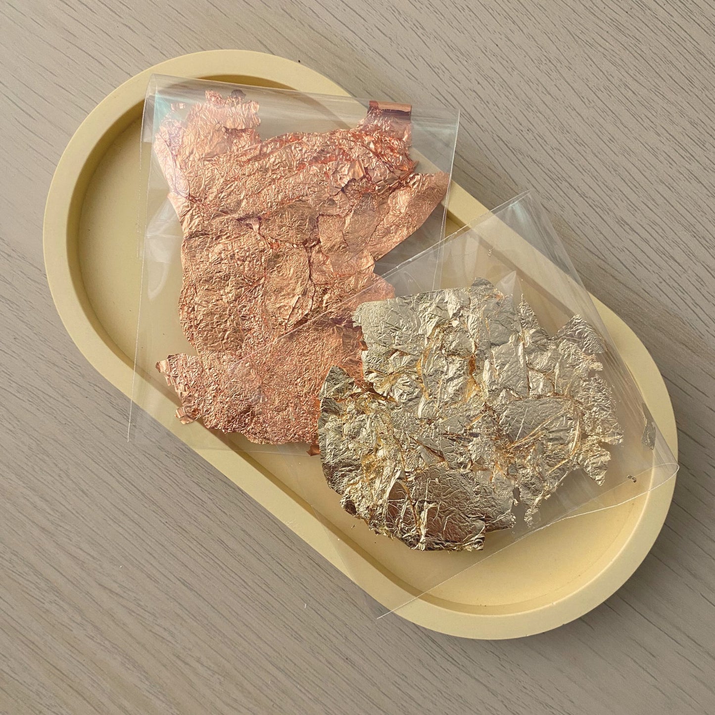 DIY - Bladgoud of -koper