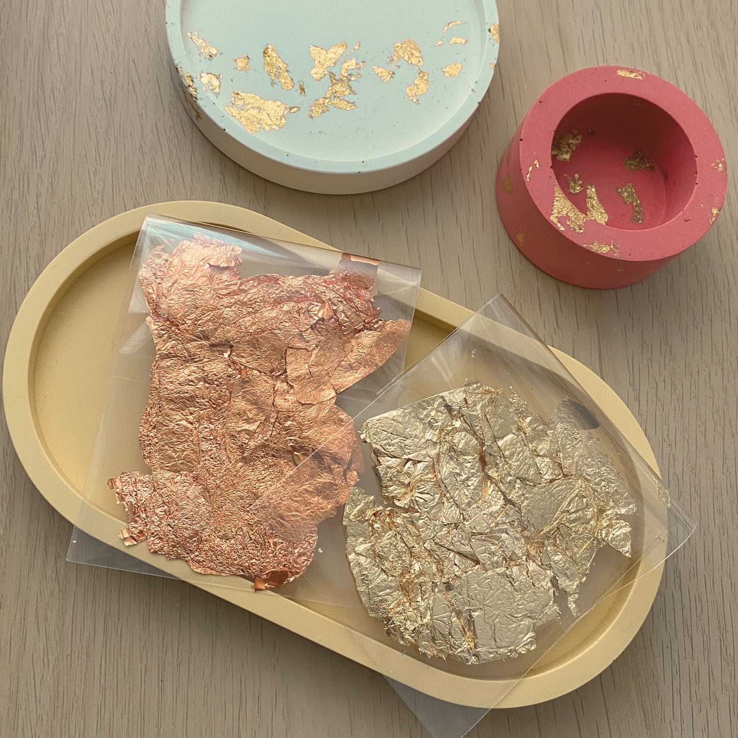 DIY - Bladgoud of -koper