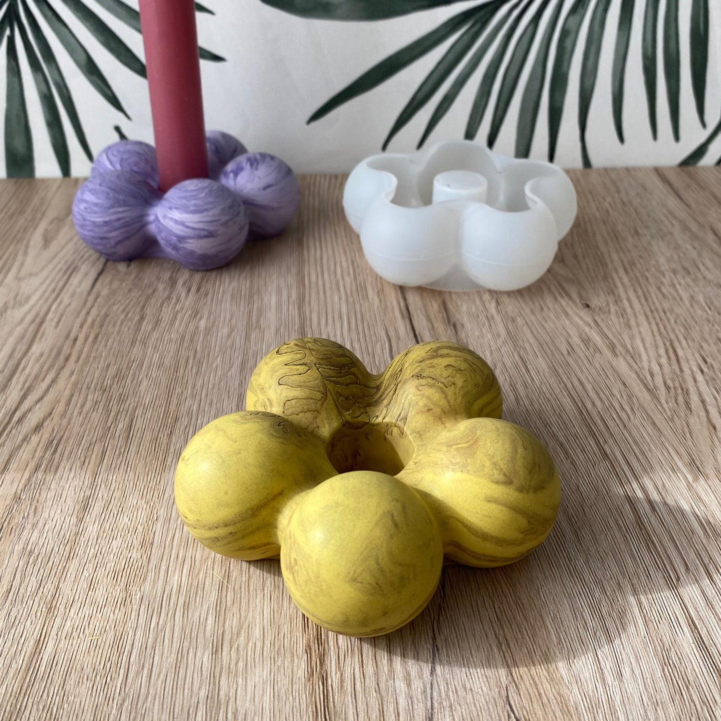 DIY pakket Jesmonite kandelaar