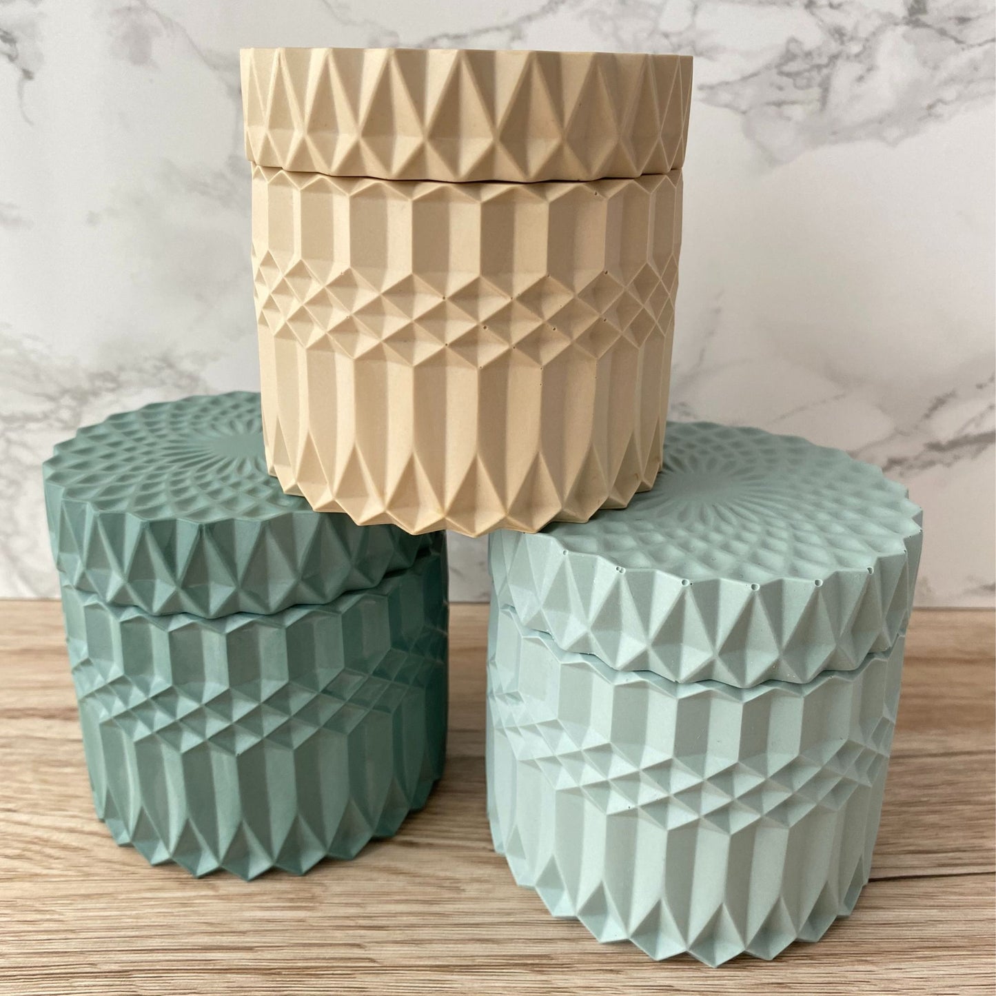 Sieradendoos met deksel - diverse kleuren